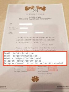 JLPT Certificate – (Japanese Language Proficiency Test) Telegram: @buy247certificates. Buy JLPT certificate without exam