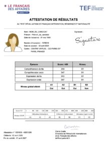 Buy French Language Certificates screenshot
